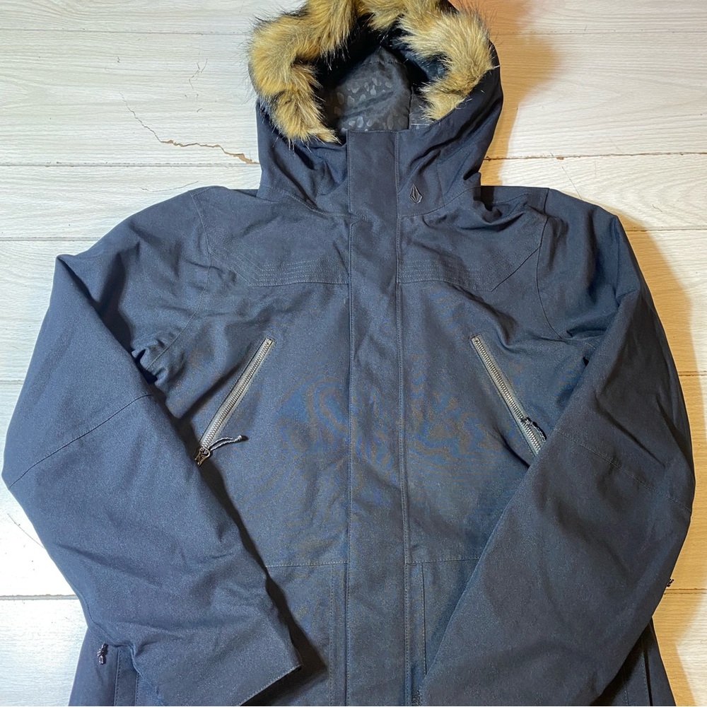 Volcom Shadow Insulated Ski Snowboard Outdoors Jacket - Women's Size L NWOT - Picture 3 of 13